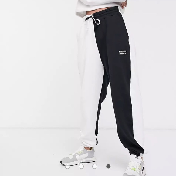 Adidas Originals Two-Tone Black and White Sweats - Picture 2 of 7
